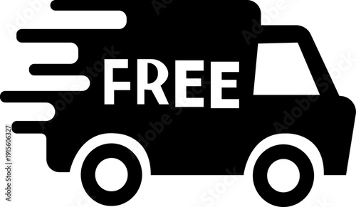 trade, website, logistic, shipping, van, truck, automobile, cargo, vehicle, icon, freight, lorry, courier, free, moving, auto, fast, pictogram, service, transportation, car, line, vector, signs, silho