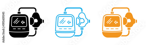 Smartwatch and headphone icons