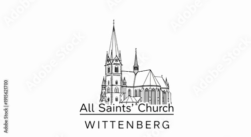 Ornate church with spire, clocks, and Gothic architectural elements