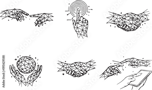 A majestic black silhouette of a horse rearing, adorned with intricate white floral patterns and swirling designs.