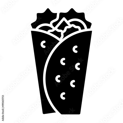 Kebab Icon with Solid Style