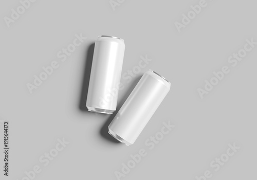 Blank Soda Can Mockup - illustration