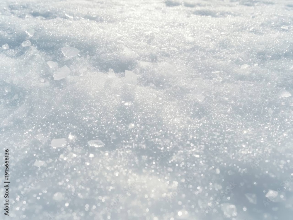 Obraz premium snow on the window