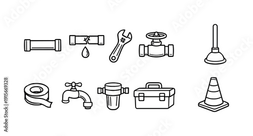Music instruments flat icon set. Collection of musical instruments icons in flat style