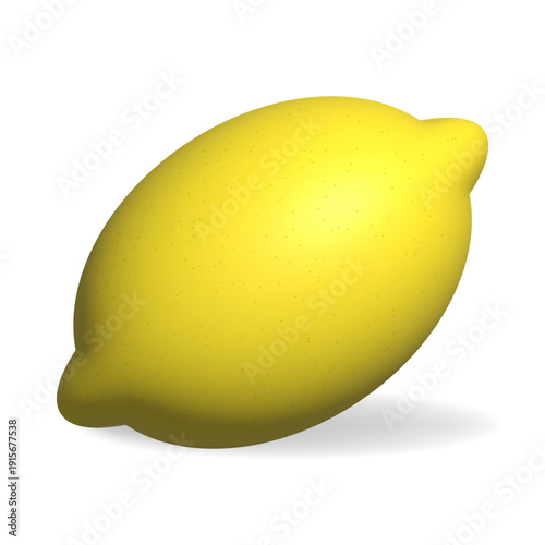 Yellow lemon icon