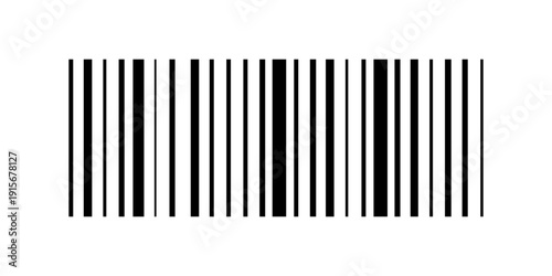 Barcode vector icon