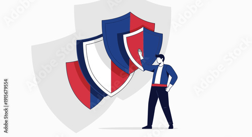 Conceptual Illustration Depicting Security, Protection, And Cybersecurity Concepts Visually