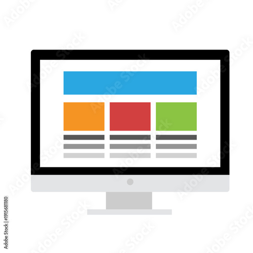 Colored PC icon