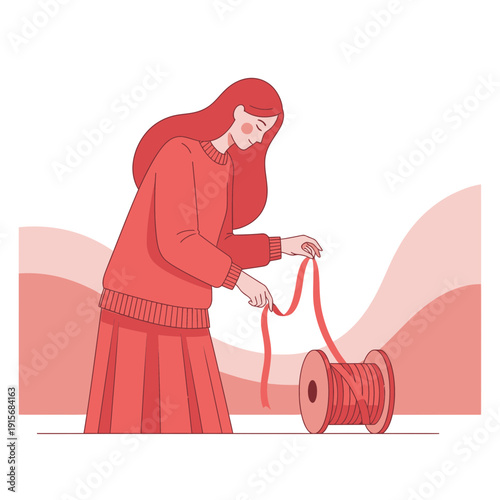 Crafting Creativity With Yarn And Ribbon