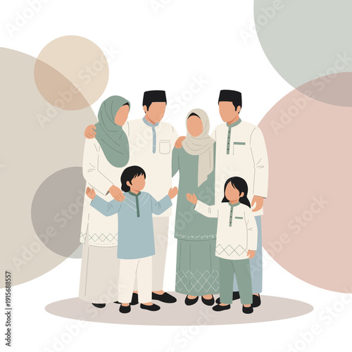 Diverse Family Gathering Celebrating Cultural Traditions And Unity