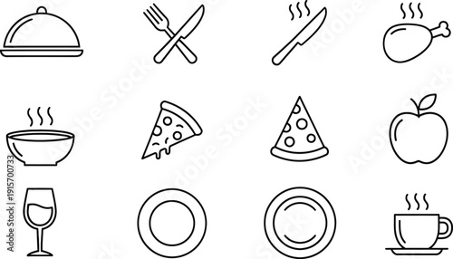 Food and dining icons