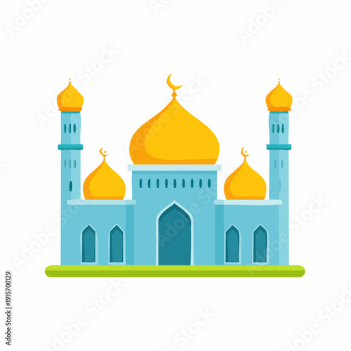 taj mahal vector illustration
