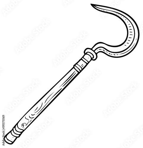 Ancient Egyptian Crook and Flail Symbol of Pharaohs and Royal Authority