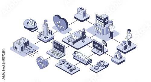 A modern illustration of a first aid kit, evoking safety and preparedness, ideal for health-related content.