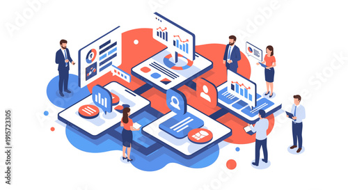 A clean, minimalist design with geometric shapes evokes simplicity and modernity, perfect for digital marketing materials.