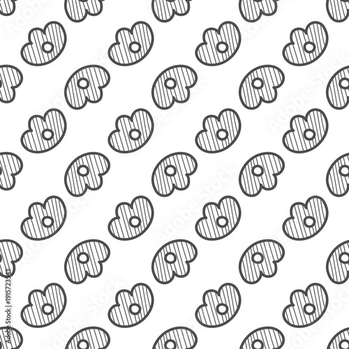 Abstract Geometric Pattern with Circles and Lines. Floral background.