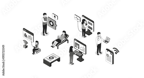 A minimalist wireless router icon evokes modern connectivity, perfect for technology-related content.