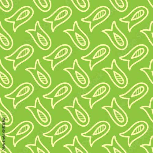 Hand drawn Floral Pattern. Organic Background.