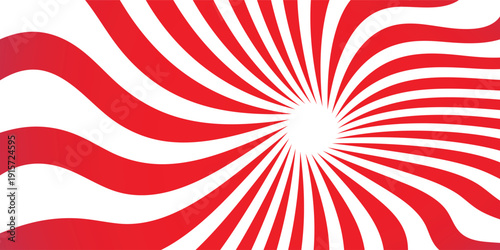 red Sunburst for the background. flag of japanese. The rising sun. vector.
