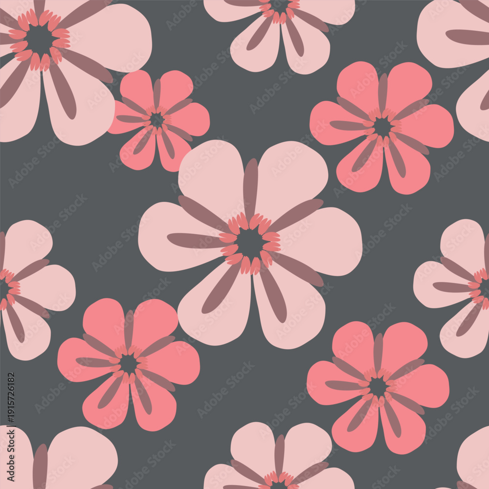 Fototapeta premium Seamless pattern from bouquet cute floral Traditional ornament yellow floral pattern,Abstract seamless simple floral pattern. Flower pattern. Spring pattern. used for textile, wallpaper, card 