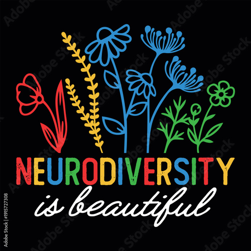 April Autism Awareness Month Funny Autism Awareness T-shirt Design
