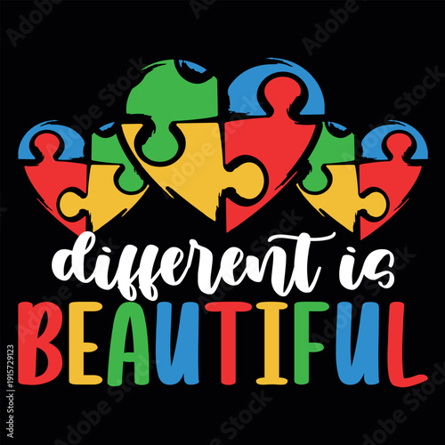 April Autism Awareness Month Funny Autism Awareness T-shirt Design
