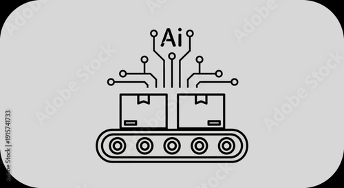 Artificial Intelligence Robot Tank Illustration with Circuitry and Wires, Technology, Machine, Robotics, Future, Concept Art