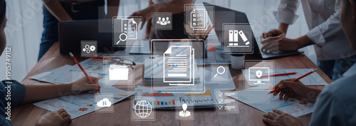 A comprehensive document management system for corporate data. This includes secure file storage, team collaboration, and compliance checks for all official business records. Fermion