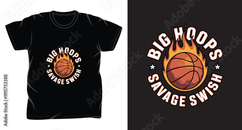 basketball graphic vector art t-shirt design print template