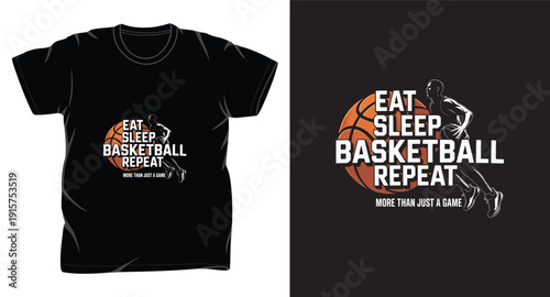 basketball graphic vector art t-shirt design print template