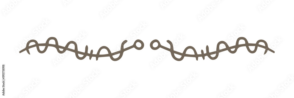 Obraz premium ancient border line