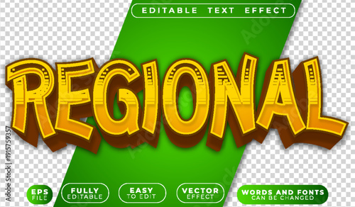  Regional Local Area Community District Territory Editable Vector Text File