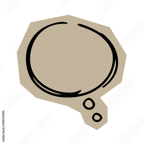 scrapbook speech balloon