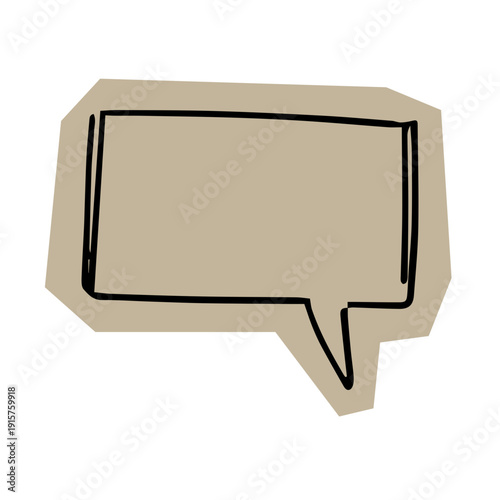 scrapbook speech balloon
