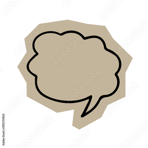 scrapbook speech balloon