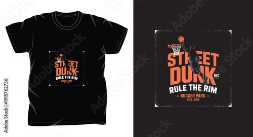 basketball graphic vector art t-shirt design print template