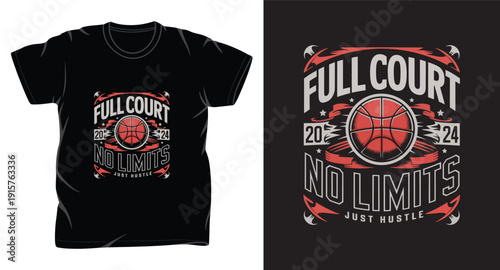 basketball graphic vector art t-shirt design print template