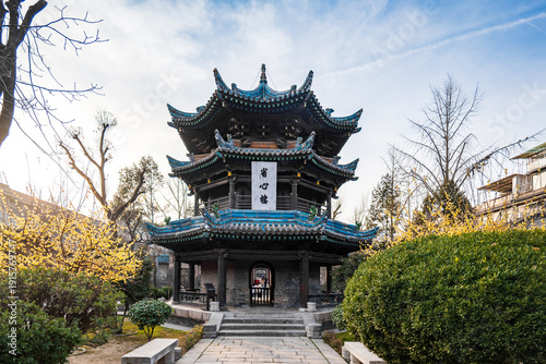 The Great mosque of Xian. The landmark Chinese mosque in Muslim quarter, Xi'an city, Shaanxi province, China