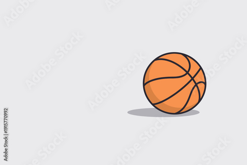 B asketb allm inim all ines shown in astr aight fr ont view withsimplified curvedse am geometry positi oned in the right third