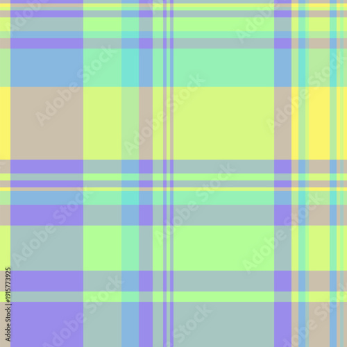 Subtle seamless pattern texture, magazine textile background fabric. Duvet vector tartan plaid check in pastel and green colors.