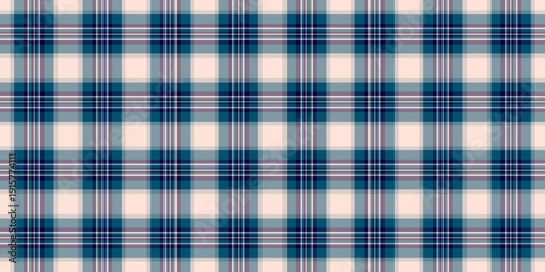 Online plaid check tartan, robe vector texture seamless. Age textile background pattern fabric in pastel and cyan colors.