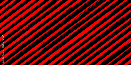 Seamless red and black abstract background with striped pattern lines and 3d square texture for a modern wallpaper design illustration