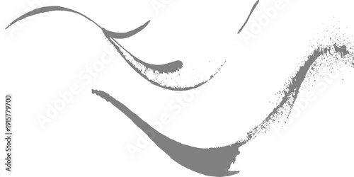 A black and white vector illustration of a beautiful woman's face featuring a stylish hair silhouette and a smiling sketch design for a fashion logo