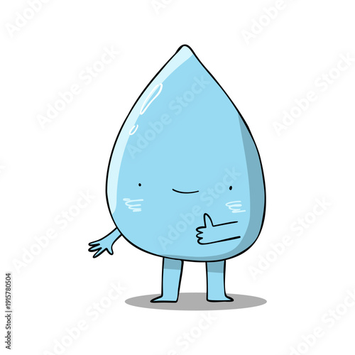 Mascot with a thumbs up. Character with emotions. Suitable as a mascot for advertising and banners.