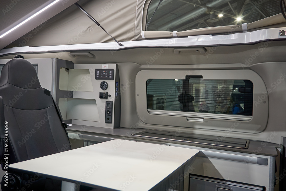 Fototapeta premium Interior of a camper van