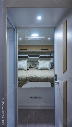 Interior of a camper van