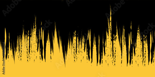 Abstract dark black and yellow grunge new texture background.vector.eps 10