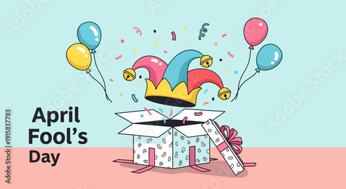 April Fools Day Gift Box Surprise.