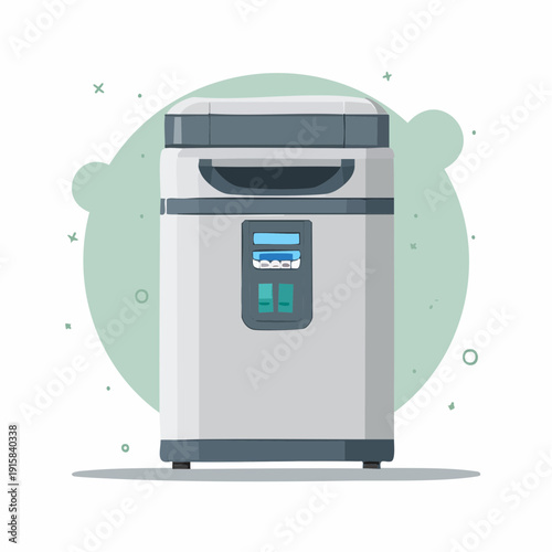 Modern appliance with digital display