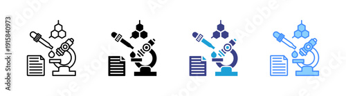 Imaging icon set multiple style collection